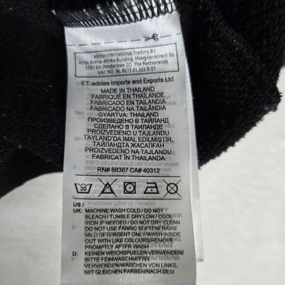 Adidas Half Zip Cropped Sweatshirt Womens size XL Oversized Pullover 0812 - Picture 5 of 10